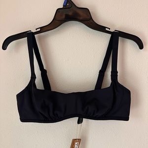 NWT- Skims sculpting swim ruched lined bikini top